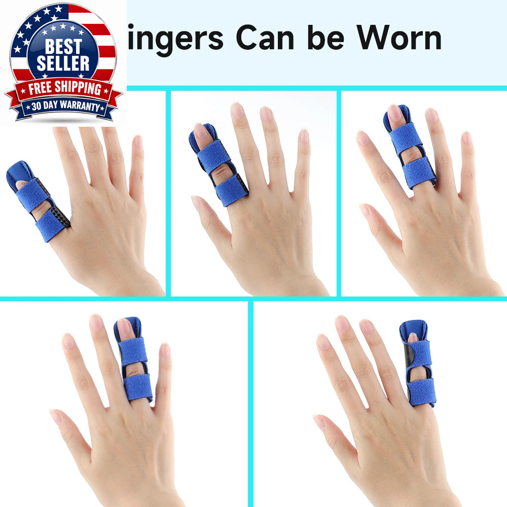 Wholesale 1Pcs Pain Relief Aluminium Finger Splint Fracture Protection Brace Cor
