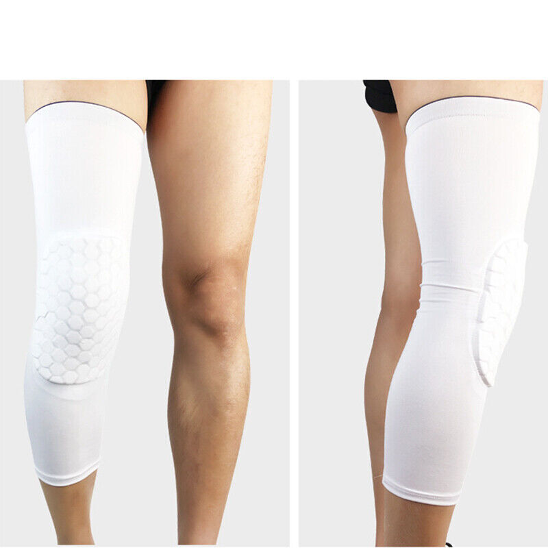 Leg Sleeves Extended Compression Support Knee Brace Basketball Pads Pain Guard