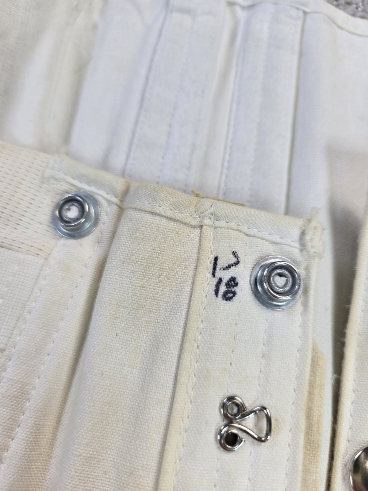 Vintage Freeman 36 Lumbosacral Ivory Orthotic Corset Brace Back Support READ