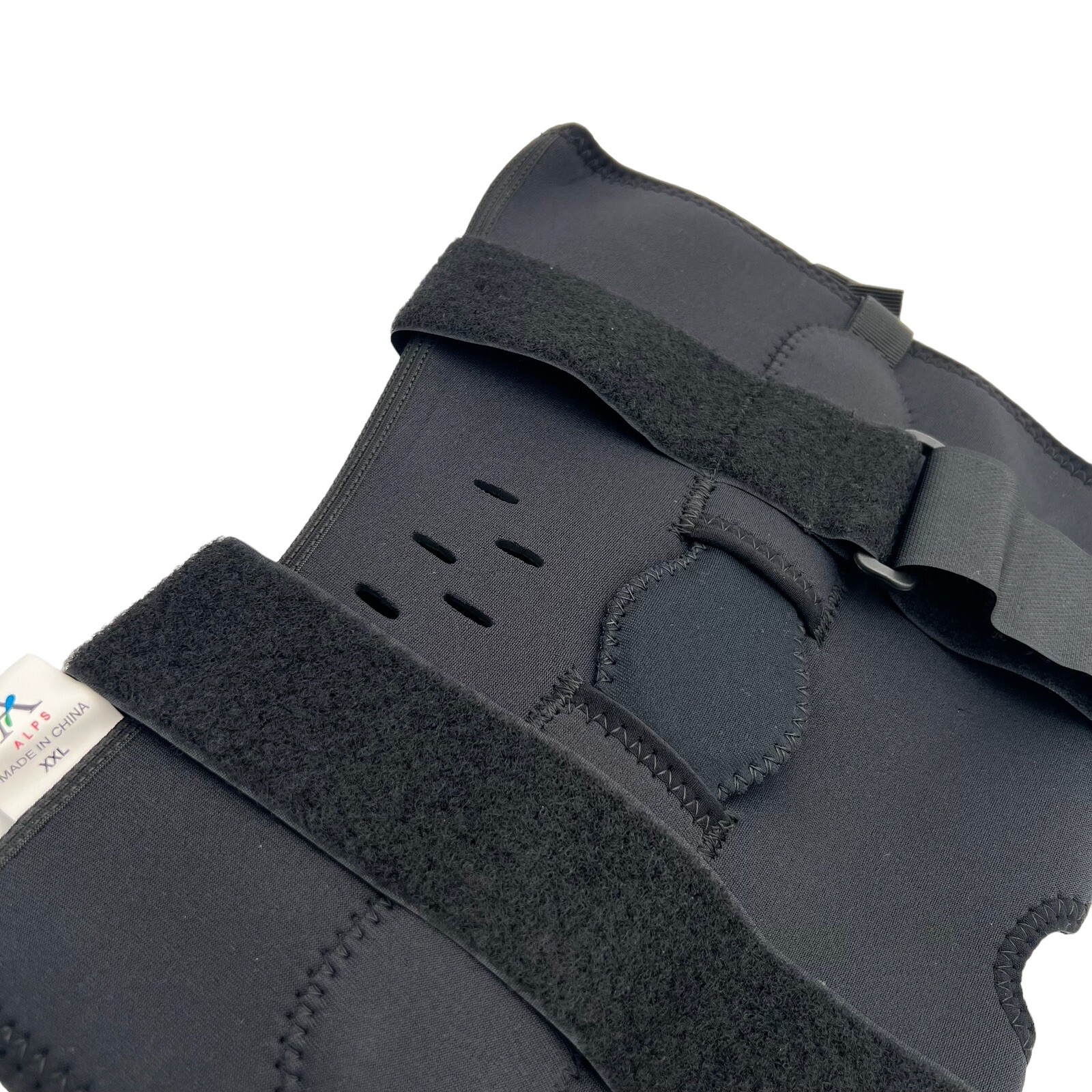ALPS Cool fit Knee Brace Hinge Wrap Around L Medial Lateral support Neoprene