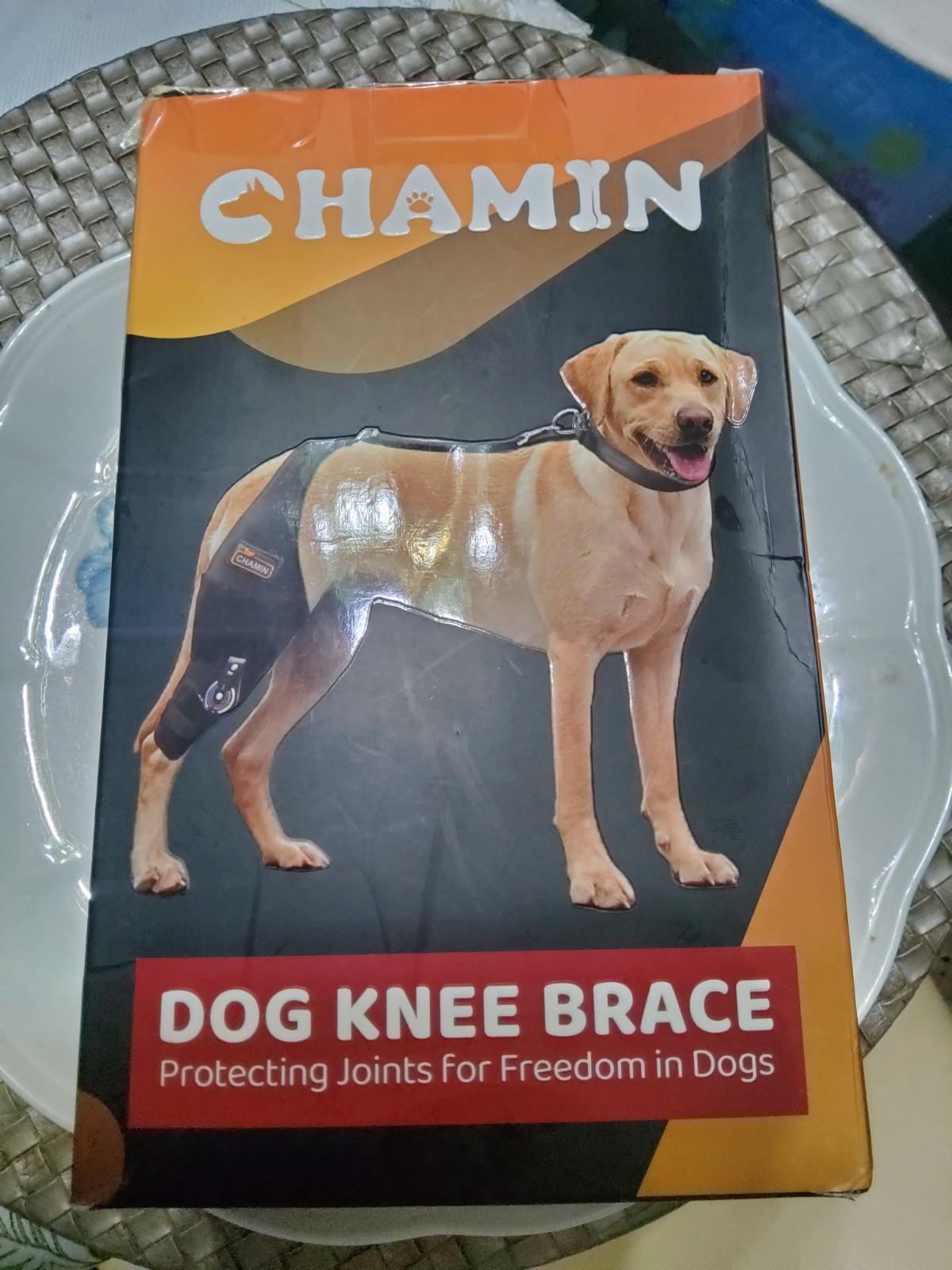 New In Damaged Box, Dog Knee Brace, Small, Right Leg, Adjustable