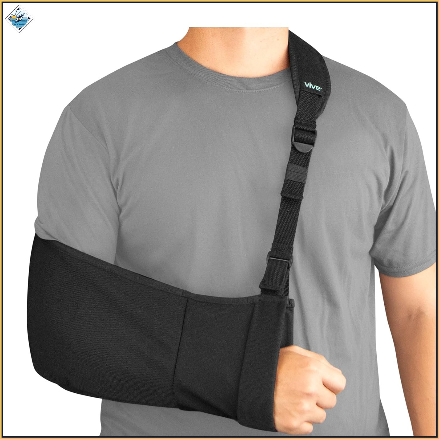 Ergonomic Shoulder Immobilizer for Injury Recovery, Comfortable Adjustable Fit