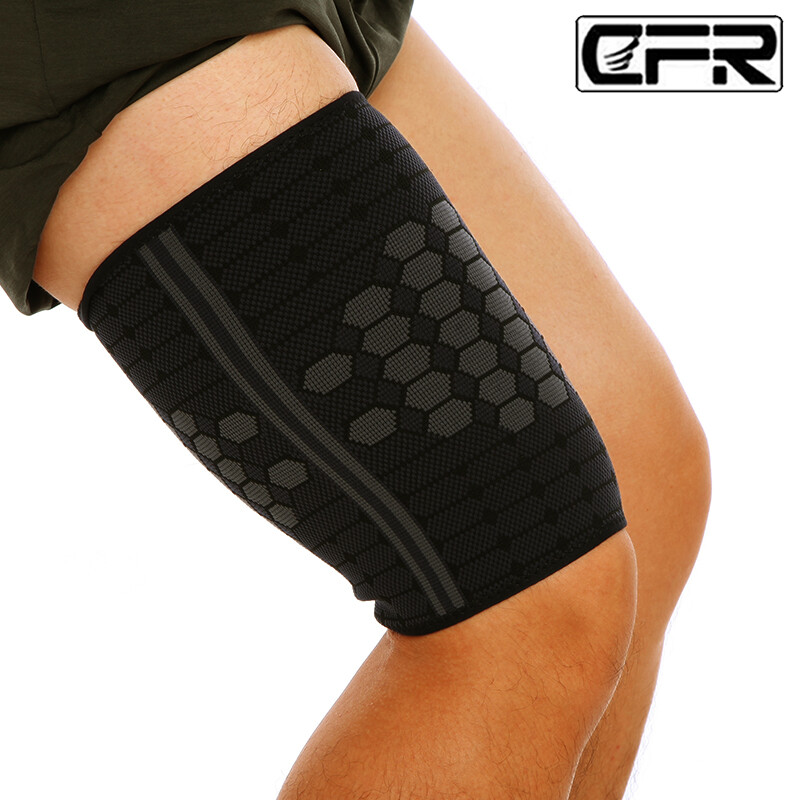 Thigh Wrap Support Hamstring Compression Leg Brace Sleeve Adjustable Sport