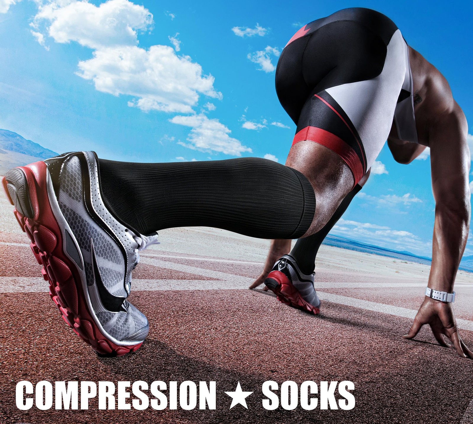 Compression Socks for Women & Men Circulation (3 Pairs) 15-20 mmHg is Best Su…