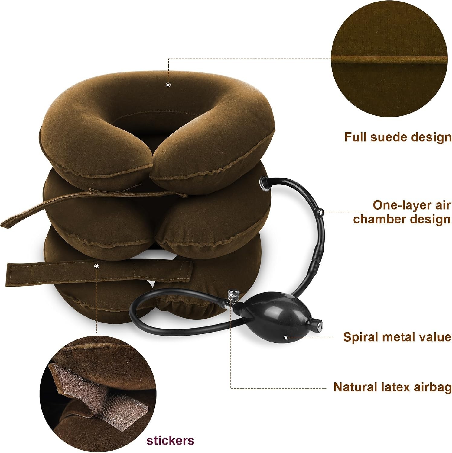 Portable Neck Traction Device – Adjustable Inflatable Stretcher for Pain Relief