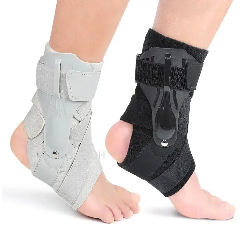 Ankle Brace Support Compression Stabilizer Pain Relief Foot Lace Up Wrap Unisex