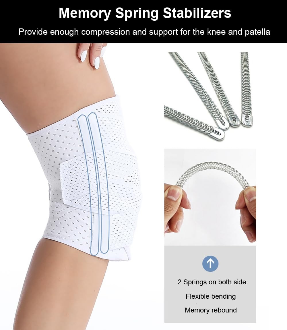 SUJAYU Knee Brace for Women Men Braces Pain, X-Large, Black