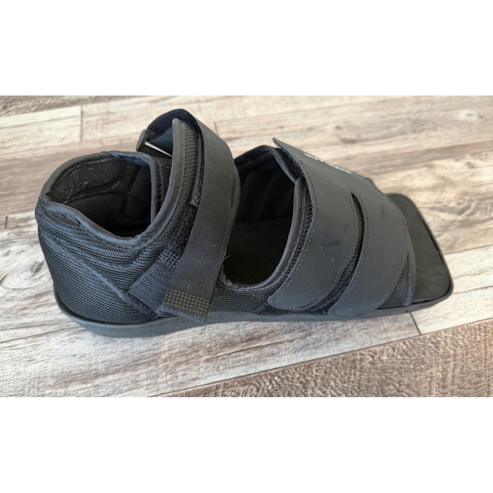 ProCare Medical Squared Toe Post-Op Shoe Black M Adjustable Fracture Foot