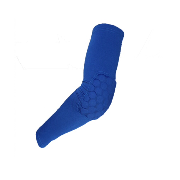 Child Adult Sport Basketball Honeycomb Pad Arm Hand Elbow Sleeve Brace Support