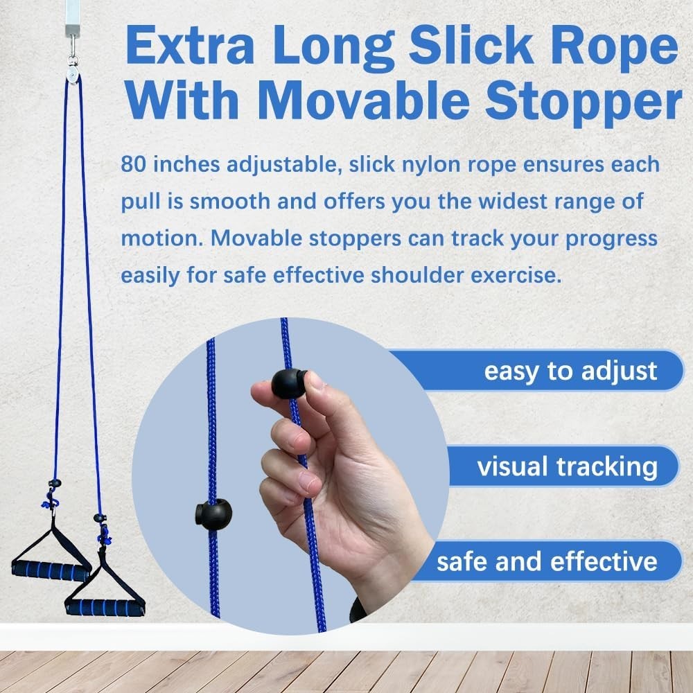 Shoulder Pulley for Physical Therapy Pulleys for Shoulder Rehab over Door