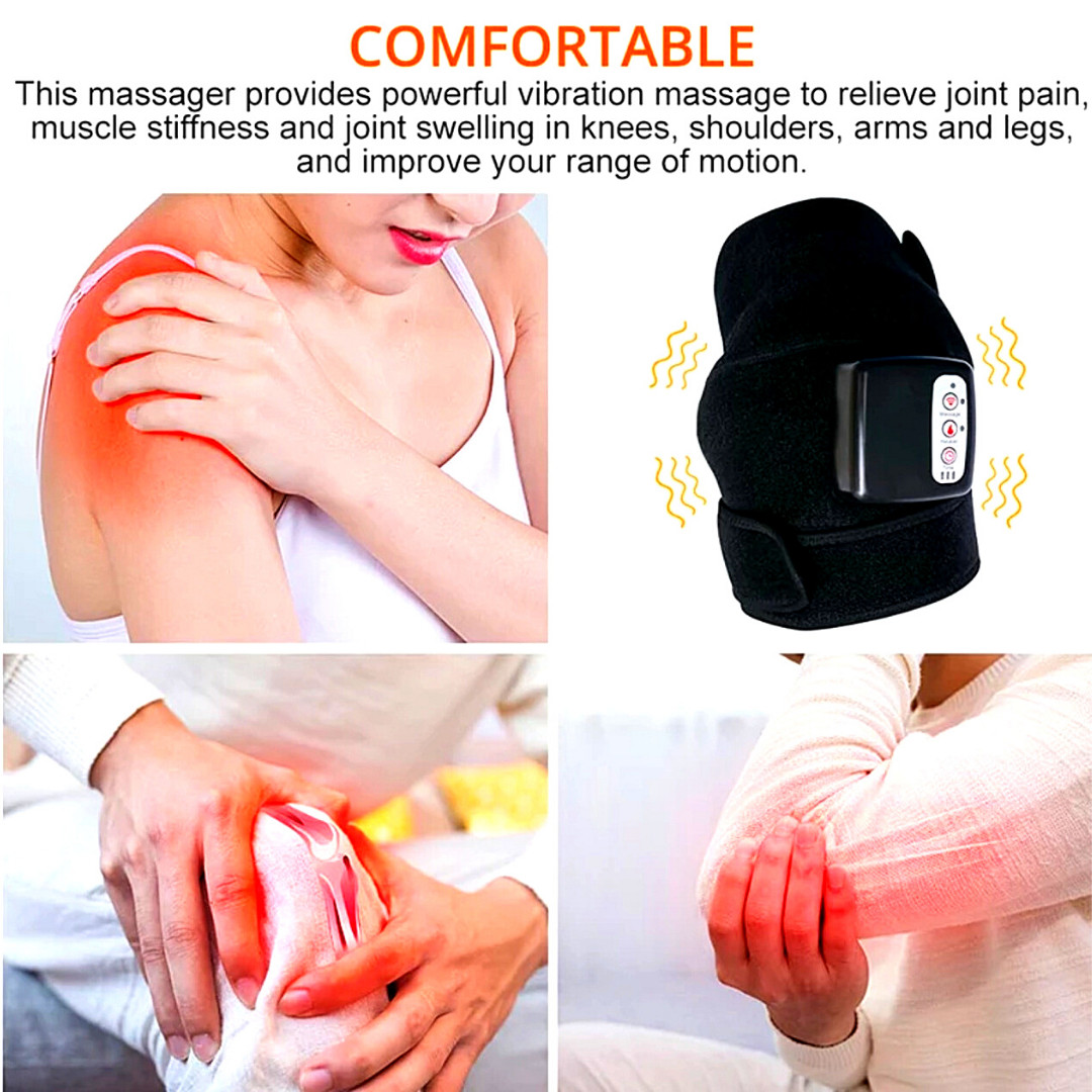 3-In-1 Thermal Infrared Physiotherapy Device ABS+Fabric Joint Massage Vibrator