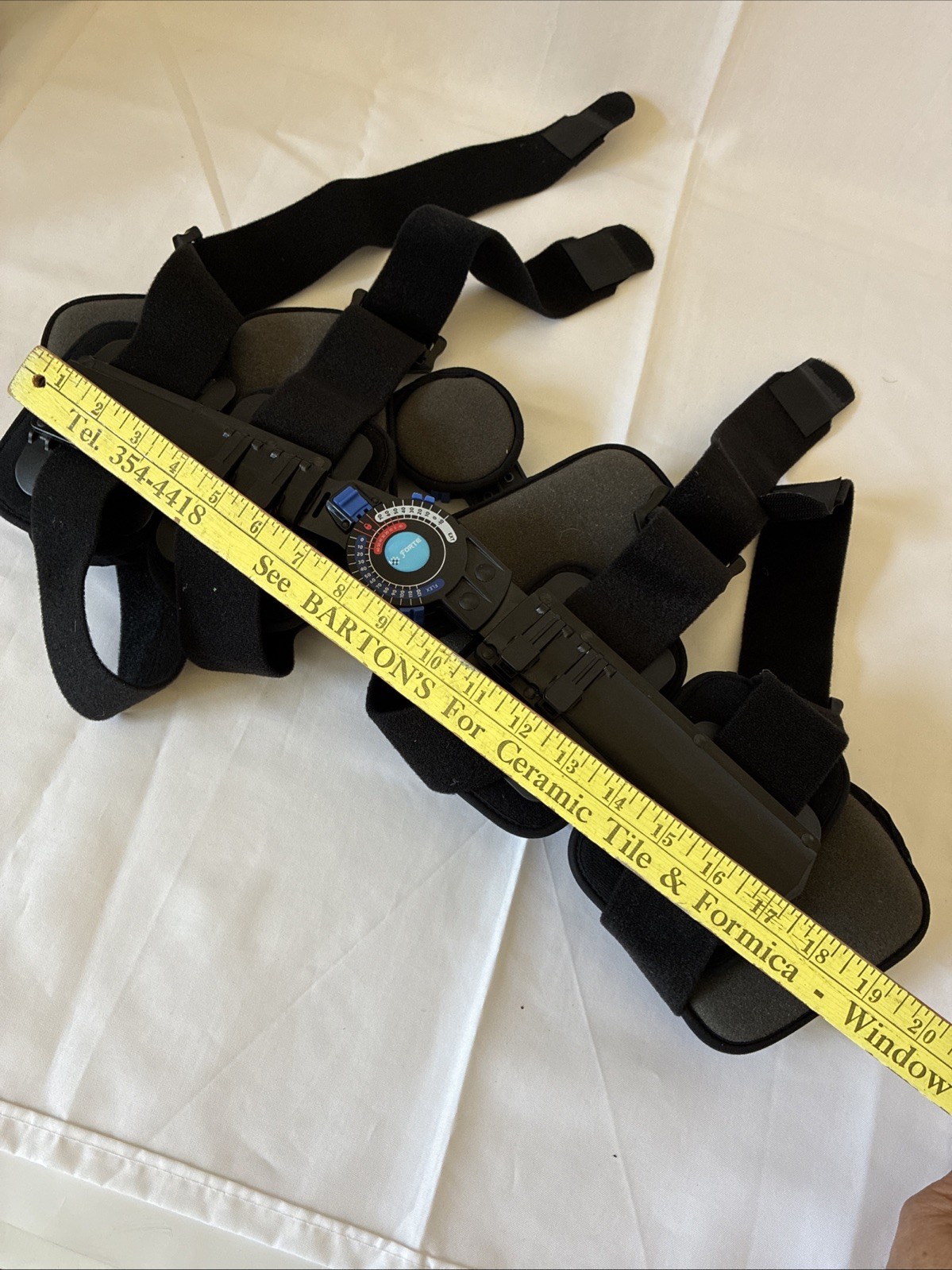 Forte ROM Post-Op Knee Brace Adjustable Hinged Left Right Leg