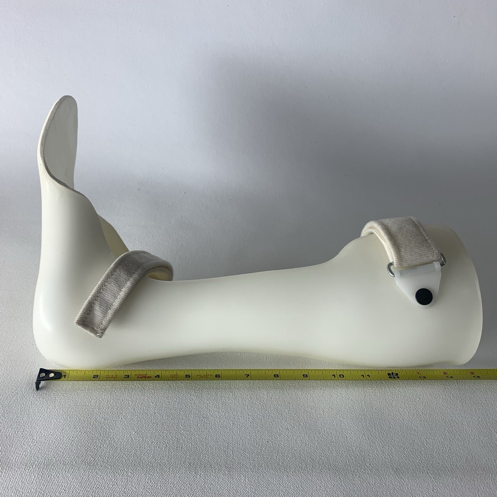 AFO Brace Ankle Foot Orthosis Thermoplastic Foot Drop White Left