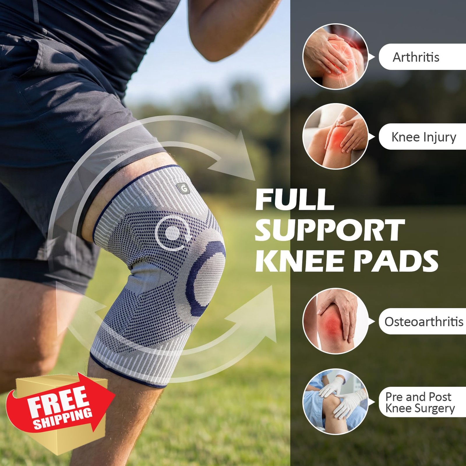GOOGAH Knee Brace Small Blue