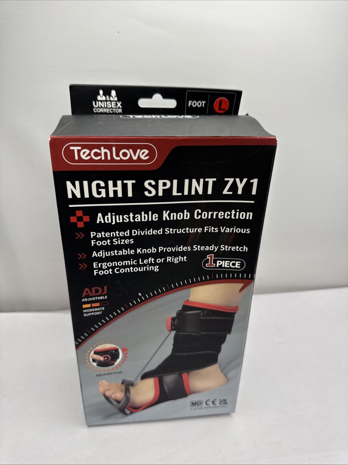 Plantar Fasciitis Night Splint – Strong Pull Plantar Fasciitis Brace Left Foot