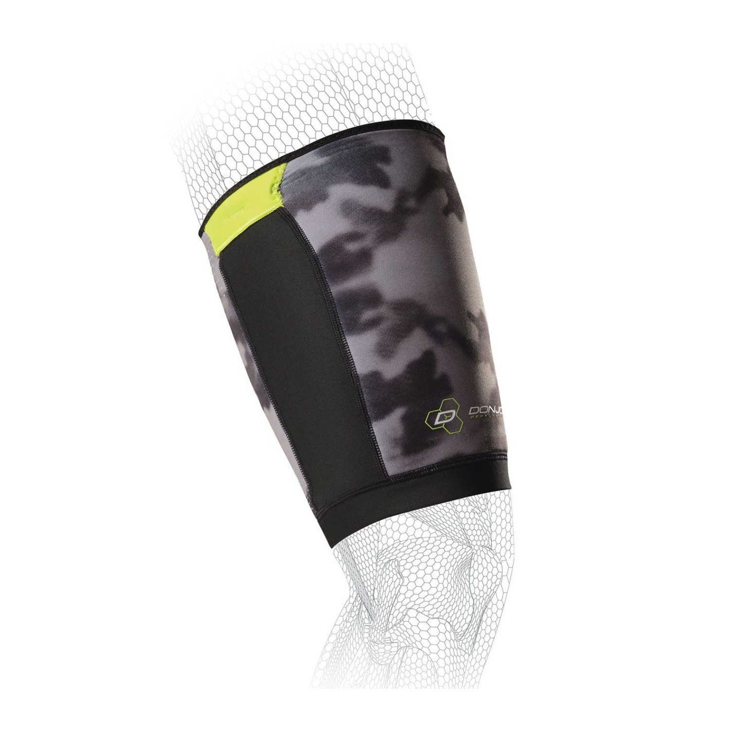 Donjoy Performance Anaform Compression Thigh Sleeve (Black, M)