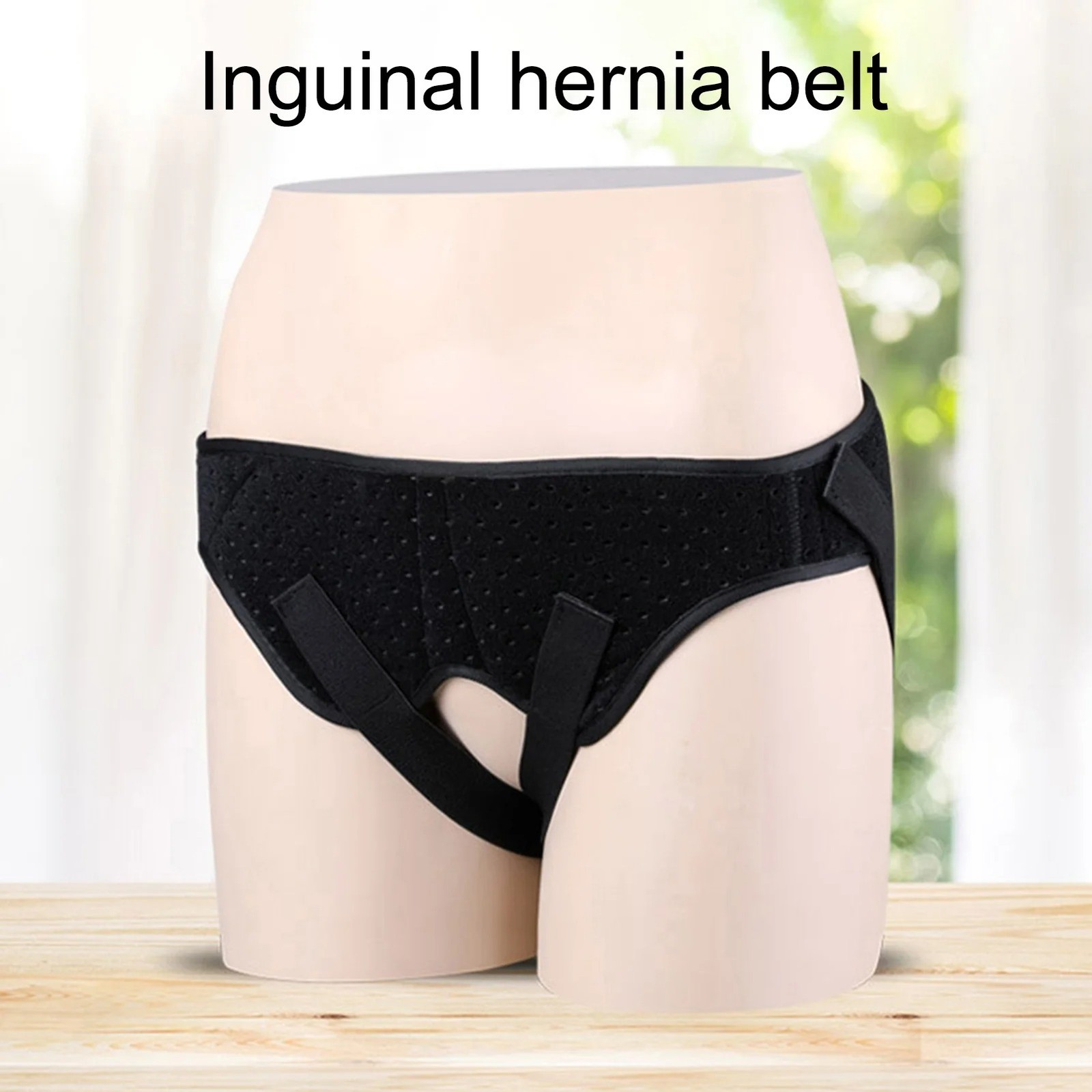 Hernia Support Brace Truss Double Inguinal Belt 2 Removable Pads & Groin Straps