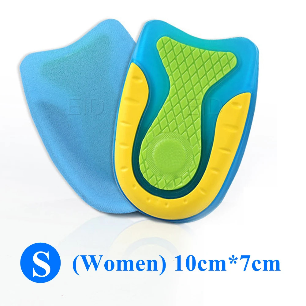 Gel insole silicone For Women man heel Cushion insoles soles relieve foot pa