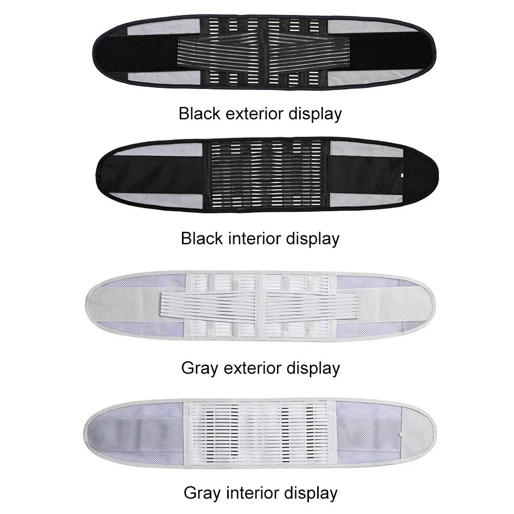 Adjustable Lower Back Brace Lumbar Support Waist Belt For Men Women Pain Relief
