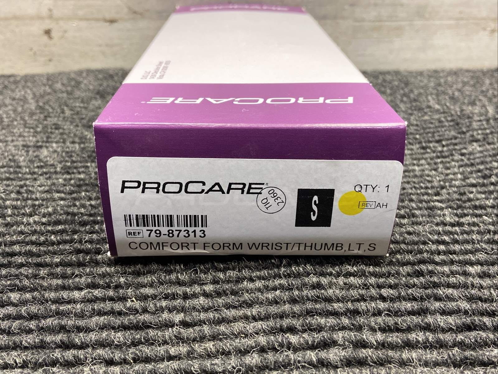 ProCare ComfortForm Left Wrist Splint with Abducted Thumb, Small
