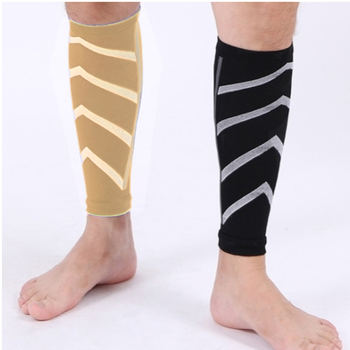 Calf Graduated Compression Running Sleeves – Support Guard Socks – Sports Health