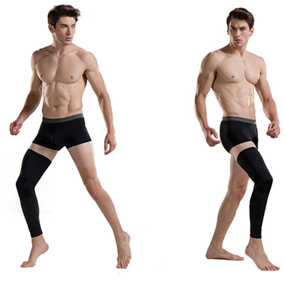 Thigh High Knee Supports Compression Sleeves Sport Socks Leg Stockings Men Women