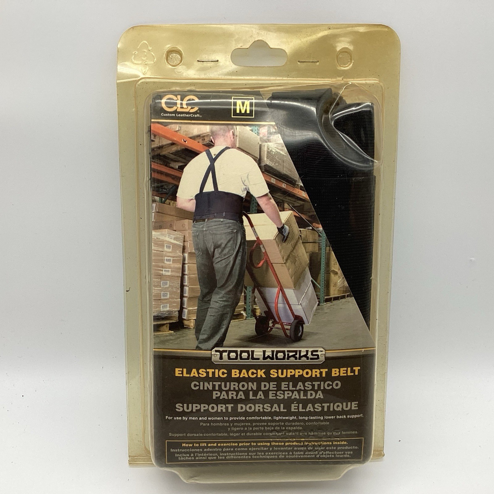 CLC Work Gear 5000M Elastic Back Support Belt Size Medium 32″ to 38” NIP New