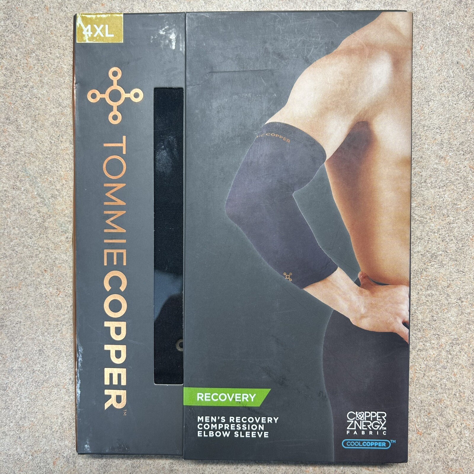 4XL Tommie Copper Recovery Men’s Compression Elbow Sleeve