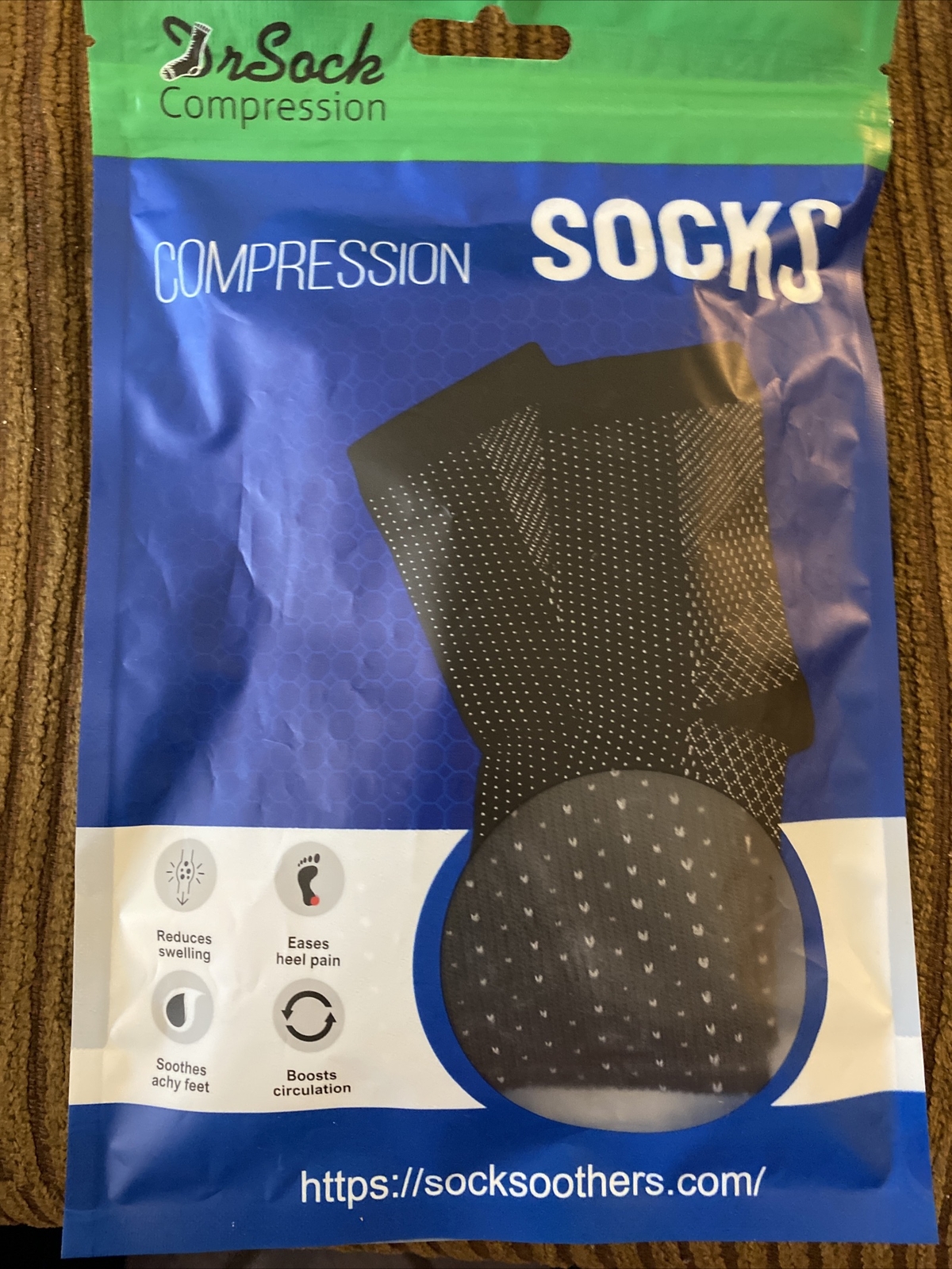 DR. SOCK COMPRESSION SOCKS One Size SEAMLESS INCREASE CIRCULATION NEW