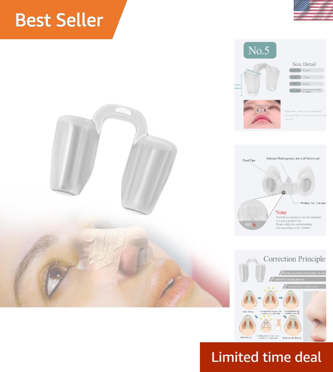 Nostril Retainer – Nose Internal Support Protector for Brace Fracture, Rhinop…
