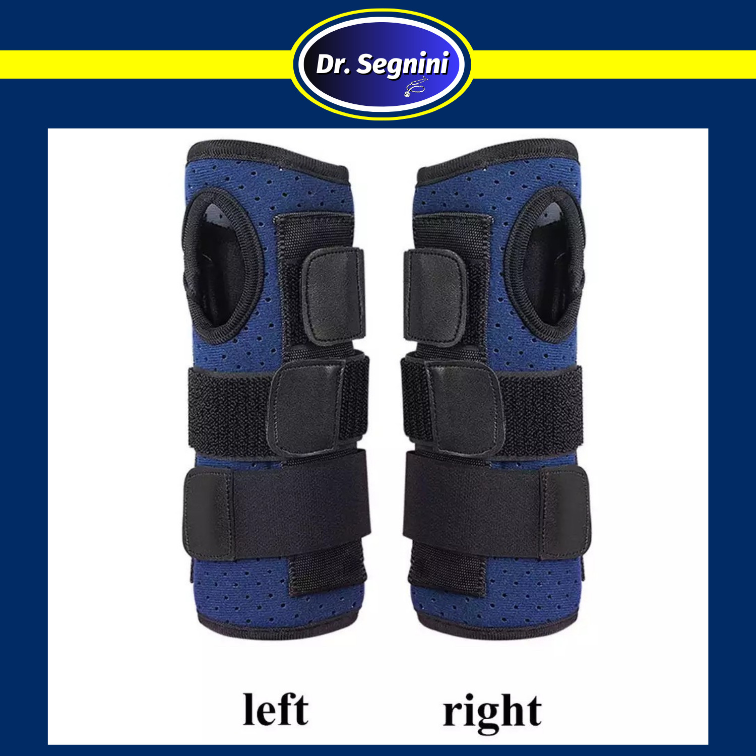 Dr. Segnini WRIST HAND BRACE SPLINT SUPPORT CARPAL TUNNEL SPRAIN ARTHRITIS PAIN✅