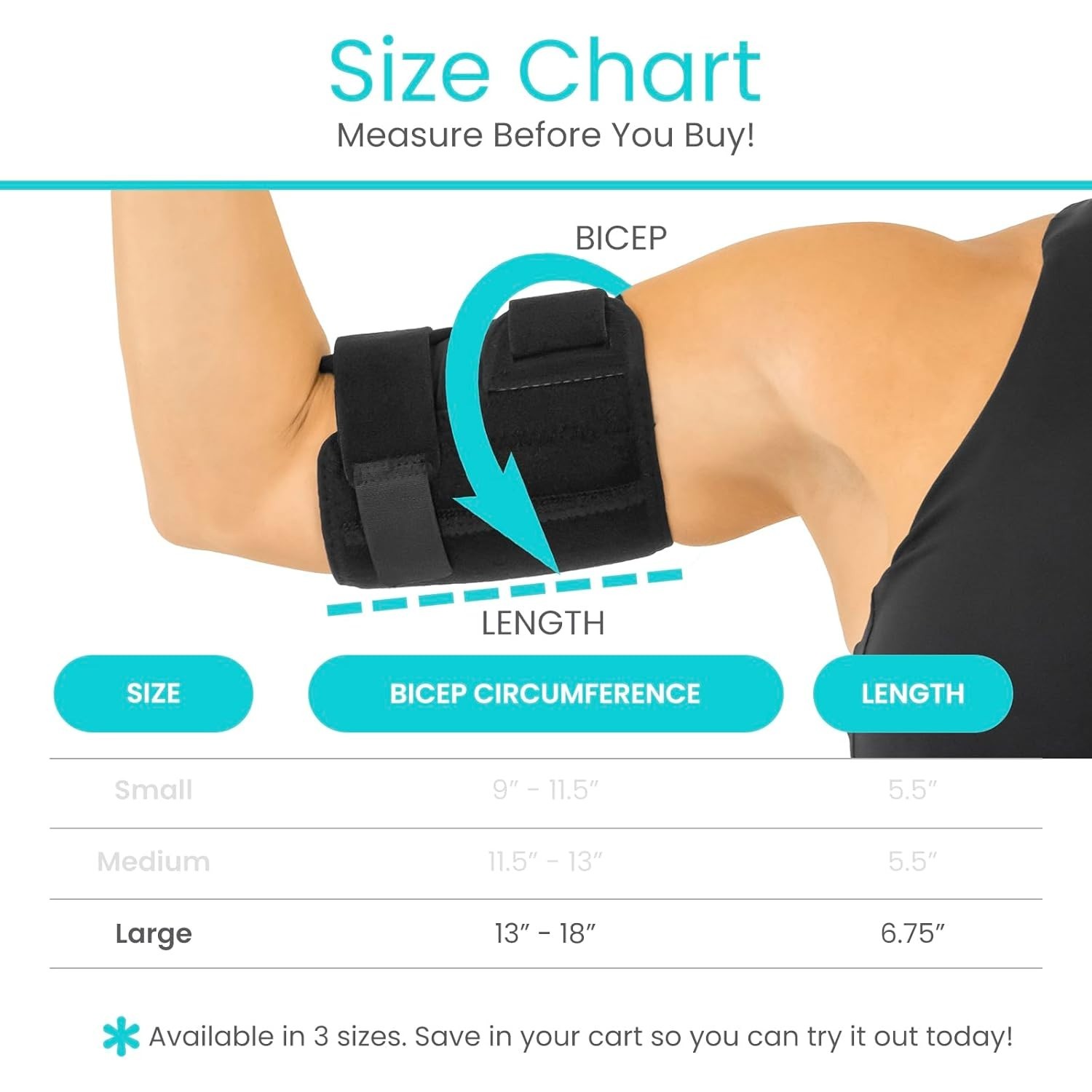 Bicep Brace Compression Sleeve Tendonitis Arm Support Upper Tricep Brace