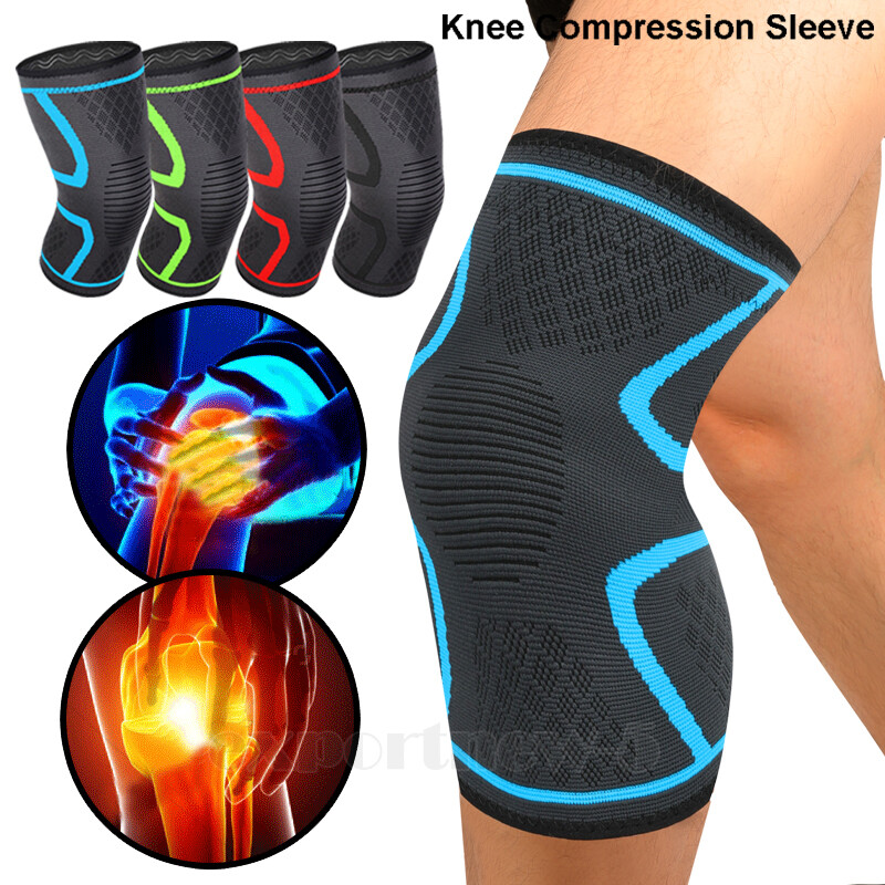 Elastic Knee Sleeve Support Brace for Joint Pain Injury Sprain Knee Cap Compress