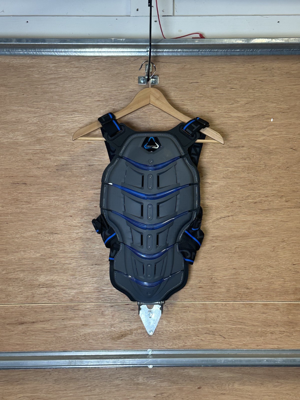 Tryonic Feel 3.7 Back Protector – Grey/Blue – Size M – CE Level 2