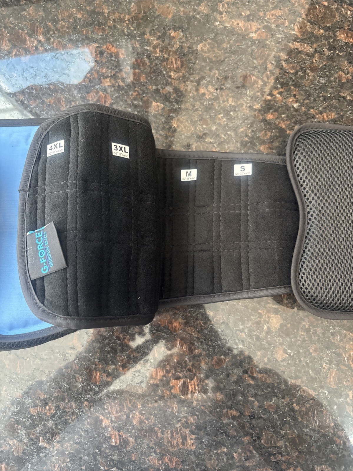 New G-Force Universal Cryo Orthopedic Back Brace Size Small -4XL No Bag