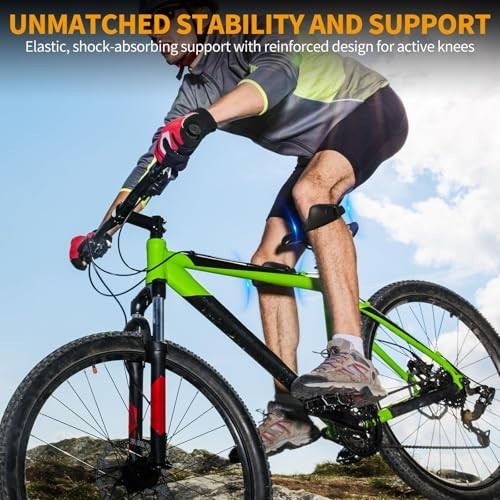 Silicone Patellar Tendon Support Straps – Pain Relief for Jumpers Knee, Sports &