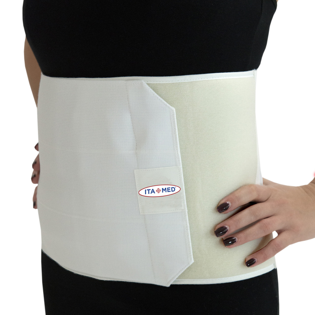 ITA-MED Standard Abdominal Support Binder – Unisex, 9″ Wide – Made in USA
