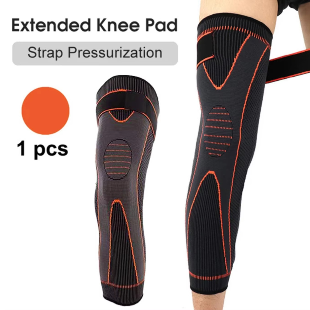 Full Long Knee Brace Leg Compression Sleeve Meniscus Tear Arthritis Joint Pain