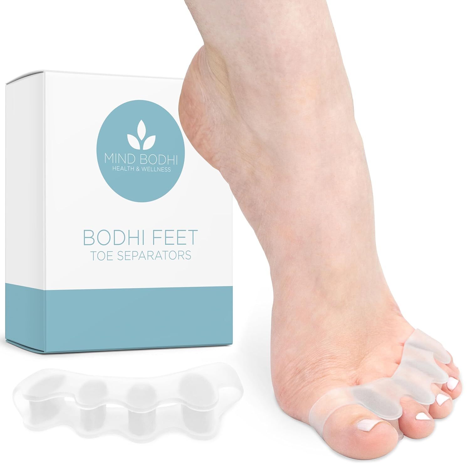 Mind Bodhi Toe Separators – Bunion Corrector Toe Spacers for Men & Women, Black