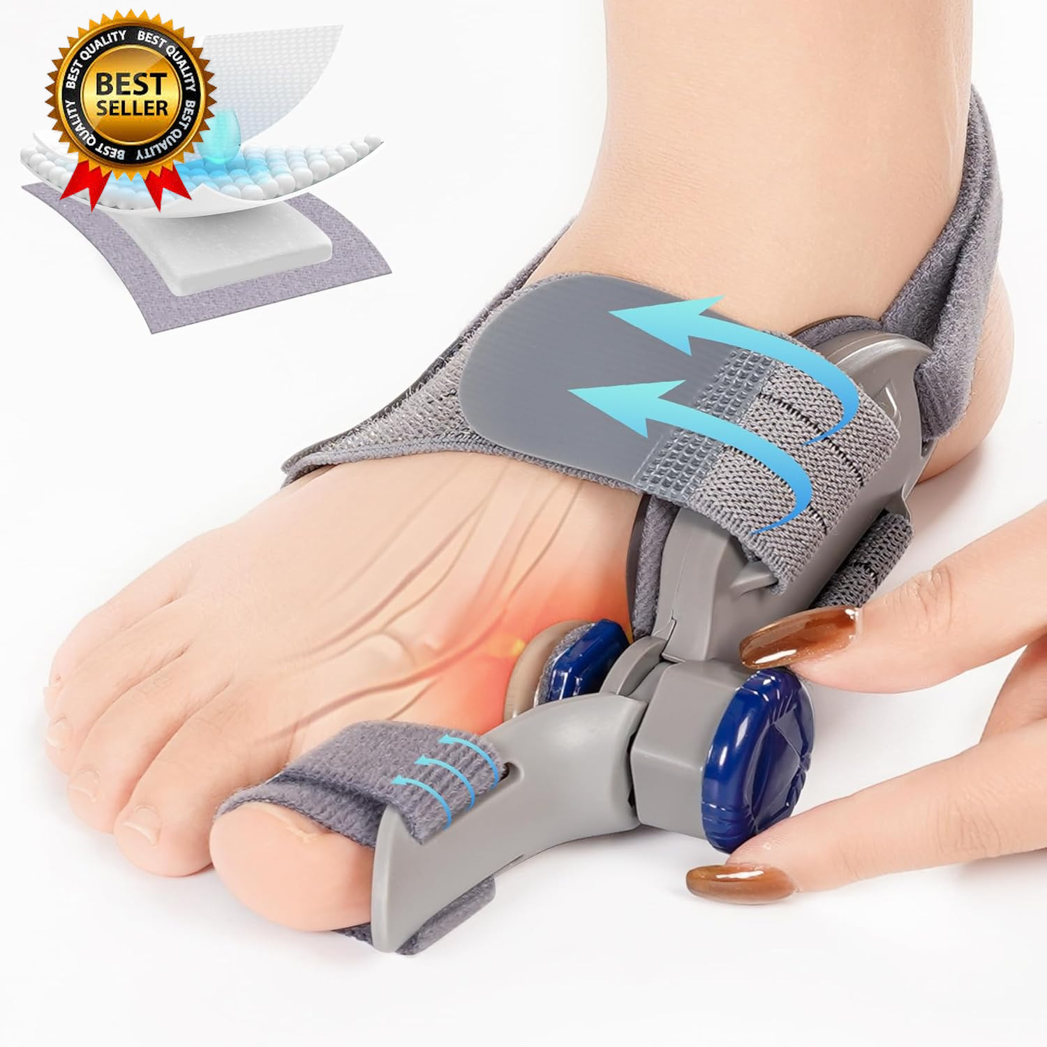 New Upgrade Bunion Corrector for Women & Men, Adjustable Bunion Fix Splint with