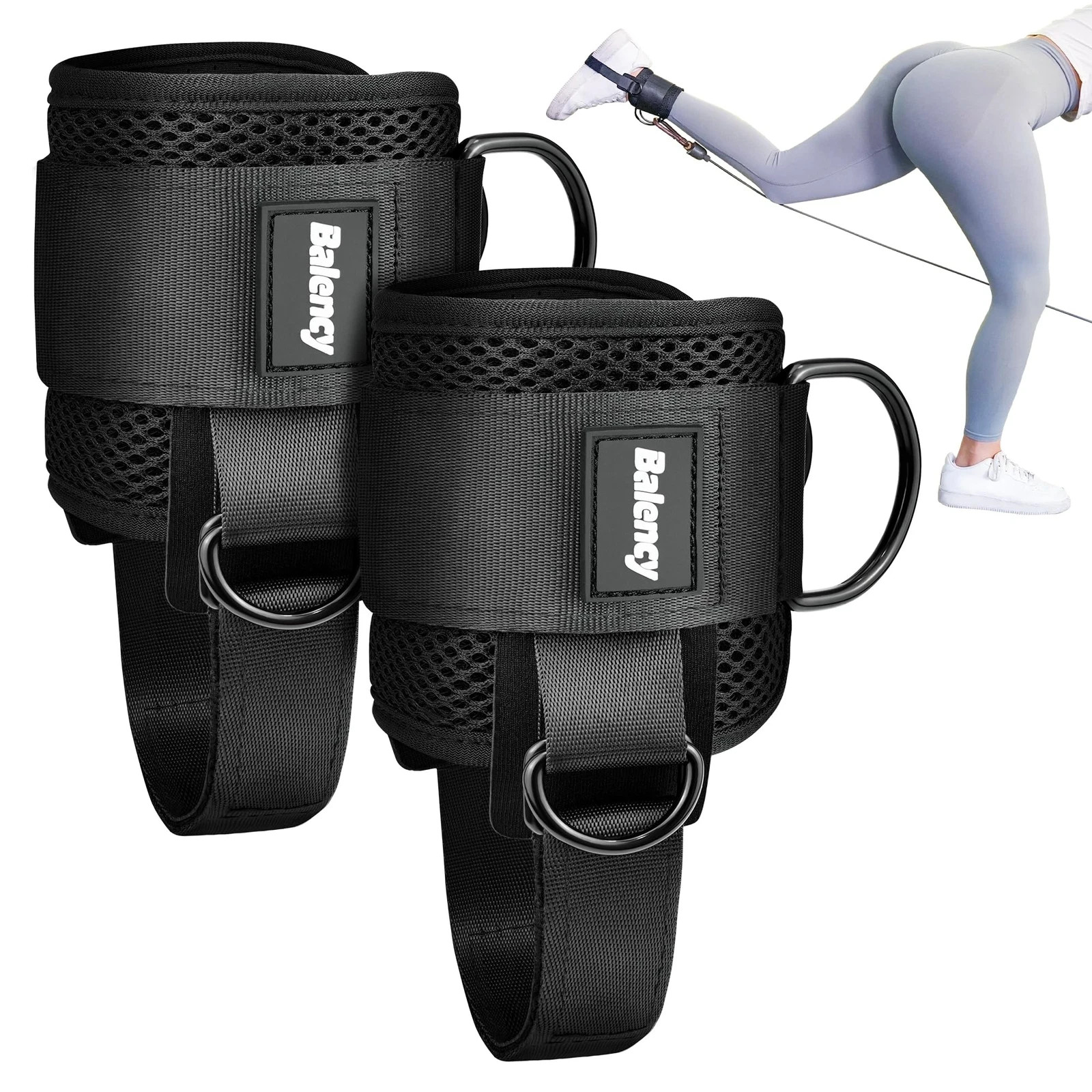 Ankle Straps for Cable Machine Woman Padded Ankle Strap for Cable Machine Kic…
