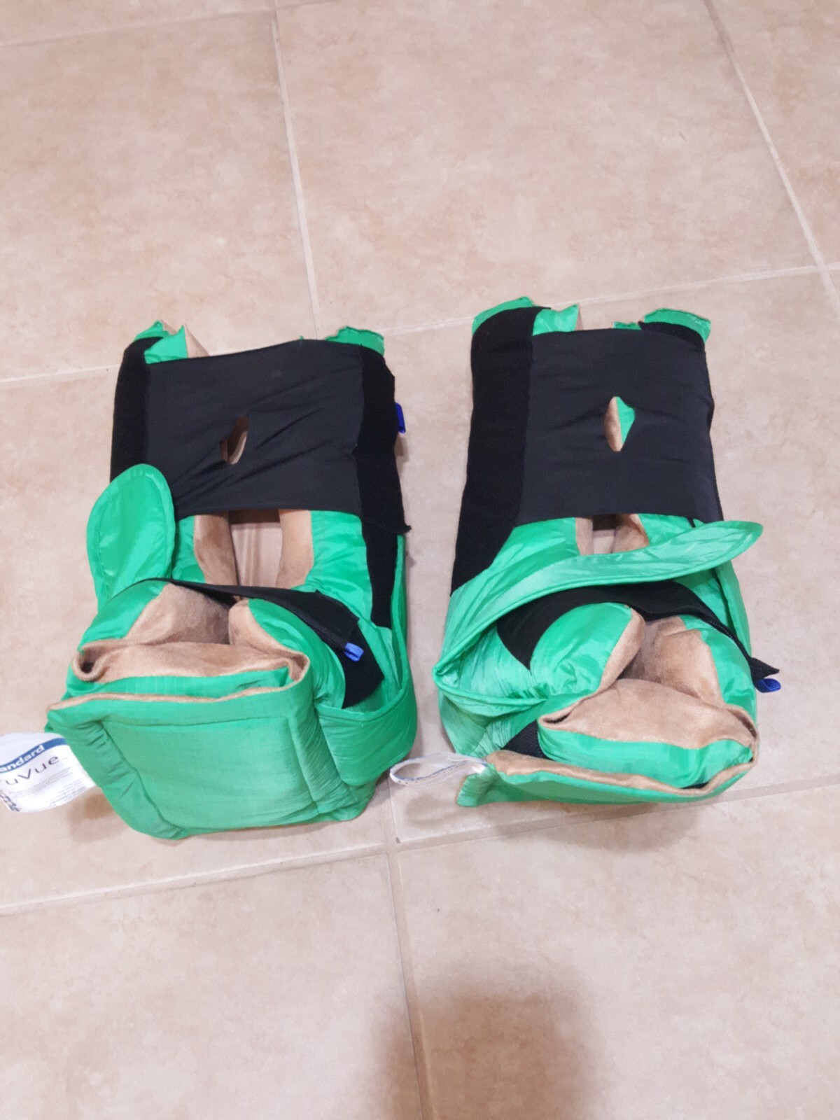 EHOB TruVue Standard Heel Protector Green Prevents Pressure Ulcers Tissue Injury