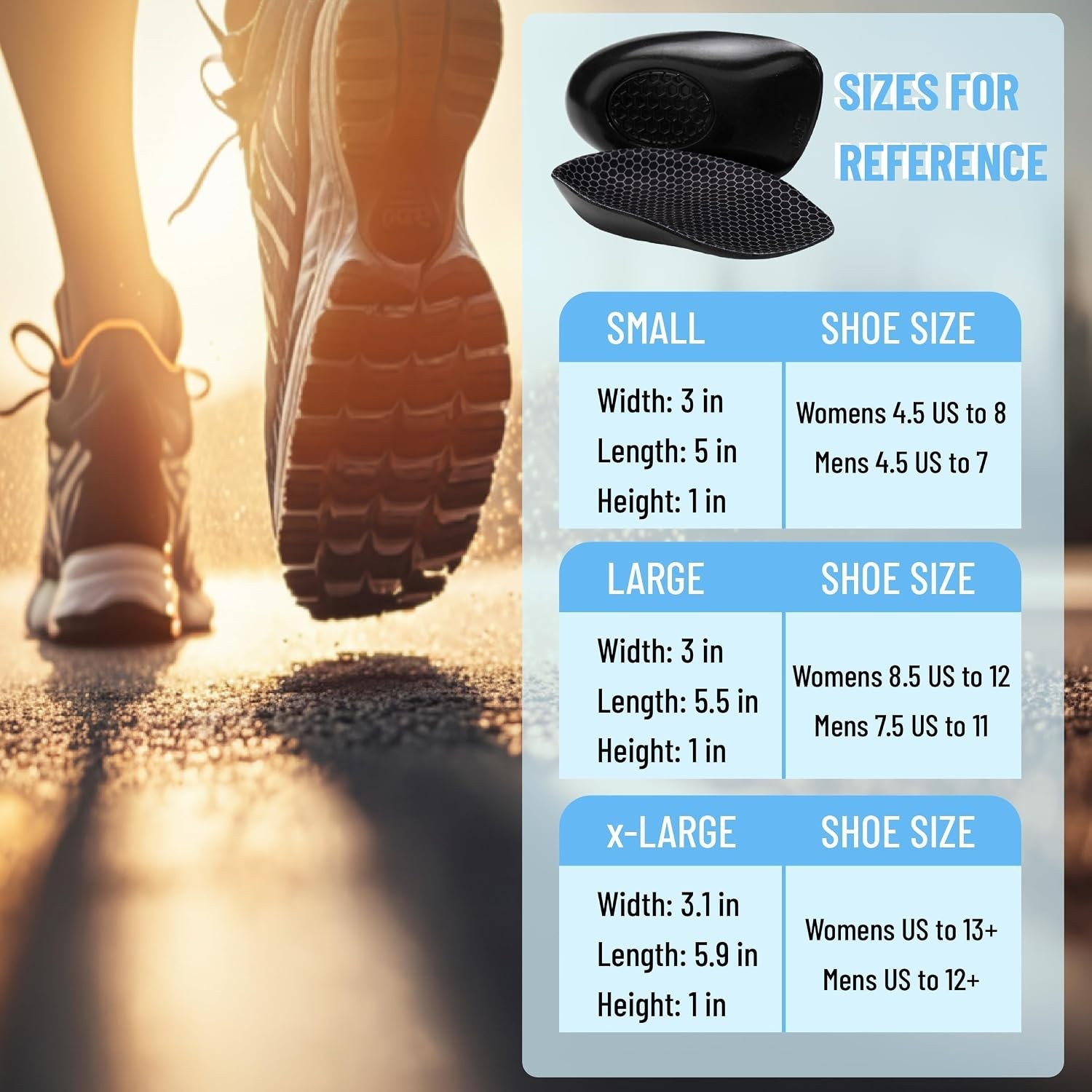 Lightweight and Discreet Heel Cups – Pain Relief Solution for Plantar Fasciitis