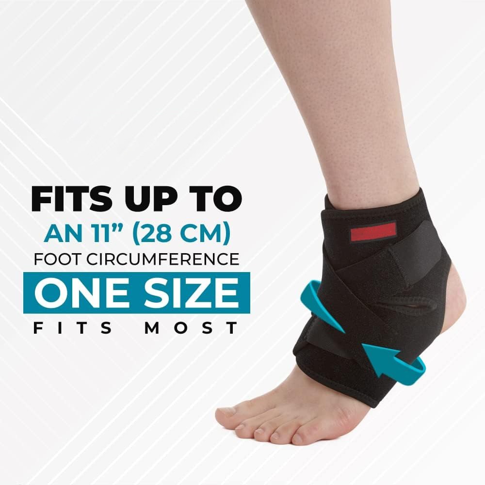 1pc Unisex Ankle Support Brace fits Ankle Pain Relief, Sprained Ankle, Heel Spur