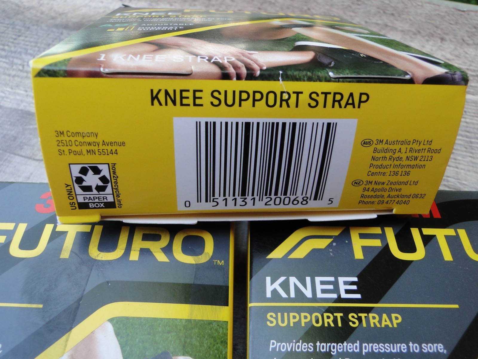 3 Futuro 3M Knee Support Strap Adjustable Moderate Support Targeted Pressure