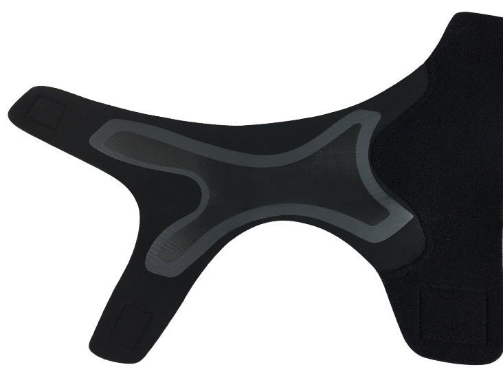 Ankle Support Brace Compression Stabilization Sleeve Black M 2pcs Left Right