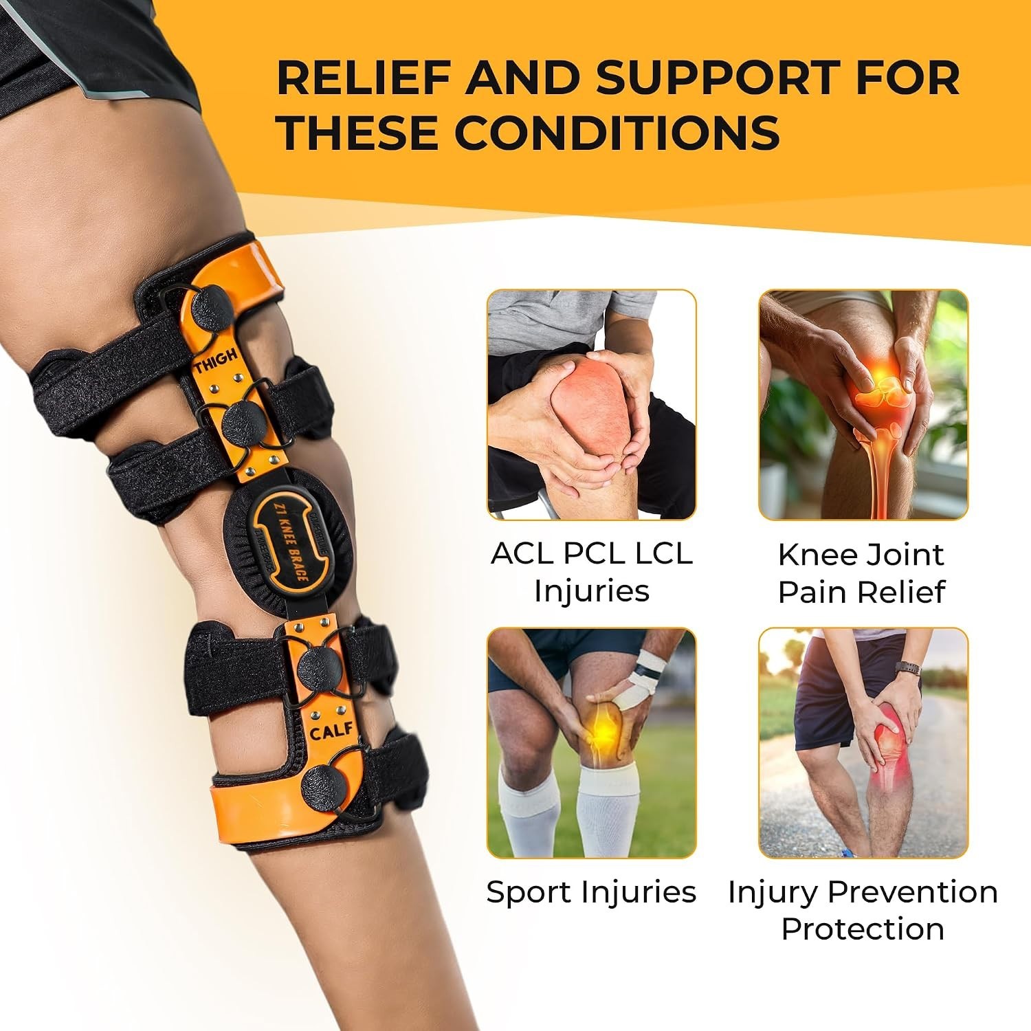 Z1 K2 Knee Brace: Ideal for Running & Sports Injuries