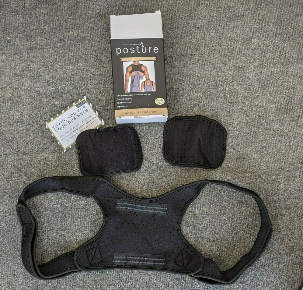 Lightweight posture brace for upper back support Vriksasana regular size 28″-46″