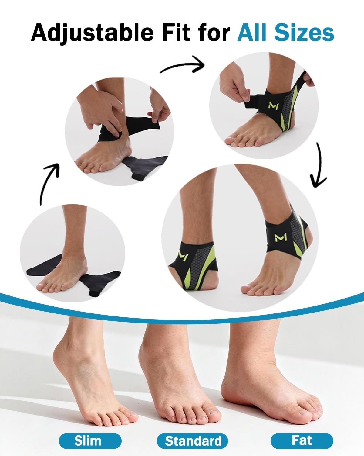 Porston Purple Ankle Brace Lace Up Stabilizer
