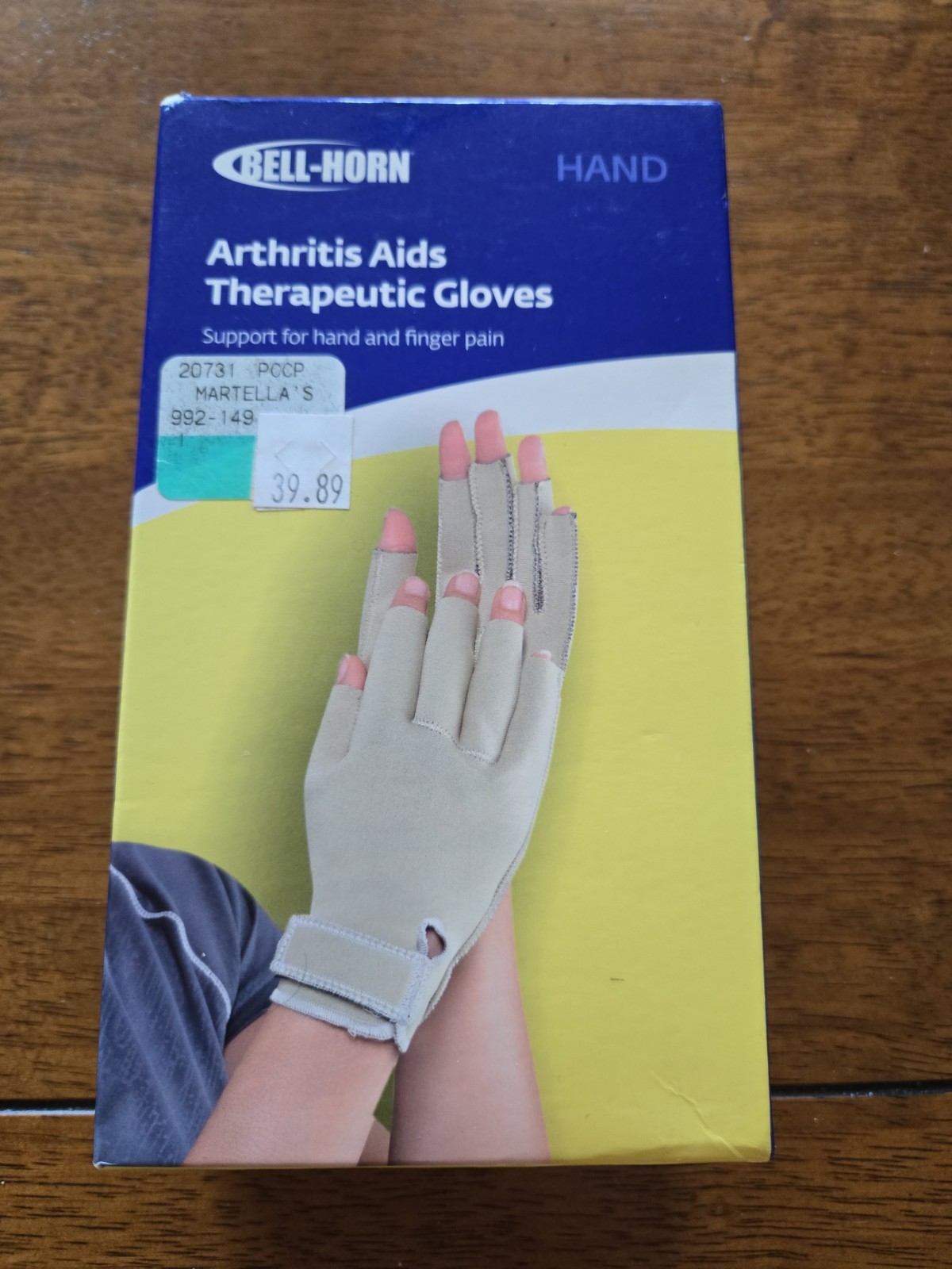 Bell-Horn Arthritis Aids Therapeutic Gloves in Taupe Size: Medium